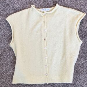 NWOT Talulah Yellow Short Sleeve Cardigan